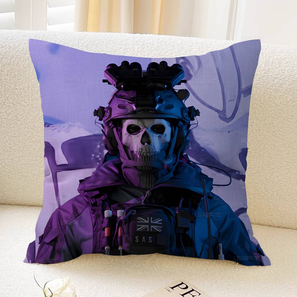 Game Call of Duty Pillow Gift Home Office Decoration Bedroom Sofa Car Cushion Cover case x