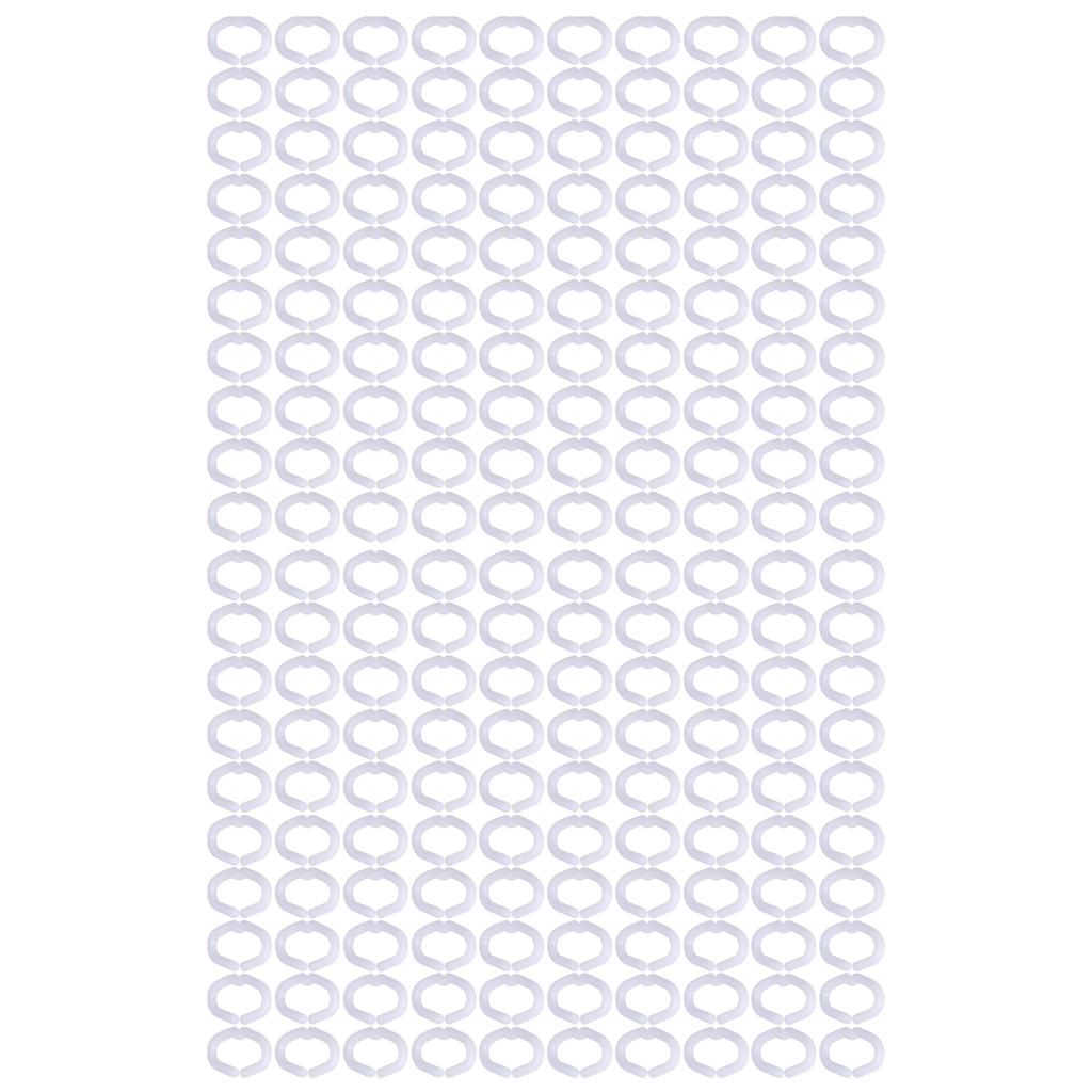 200 шт. полипропиленовые пластиковые застежки для куриного клюва многоразовые защелкивающиеся кольца для рта петуха принадлежности для птицеводства