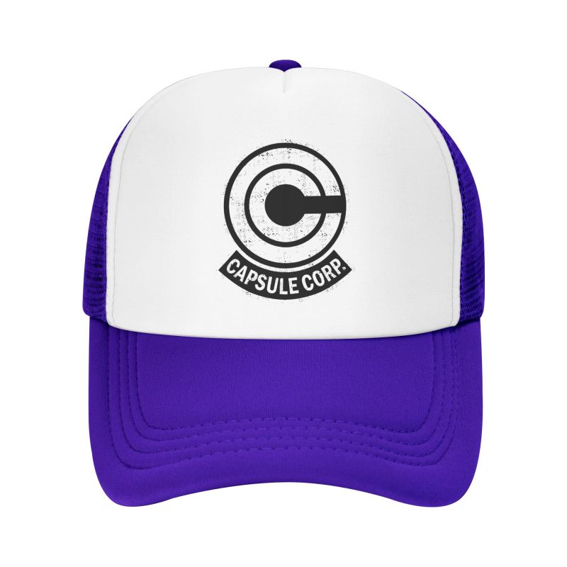 Сетчатая бейсболка Capsule Corp Унисекс Хип-хоп Snapback Кепки Летняя Дышащая Кепка-козырек Аниме DBZ Тракер Регулируемые Кепки