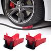 Portable Tire Wedge with 360 Degrees Rotatable Double Columns Car Washing Water
