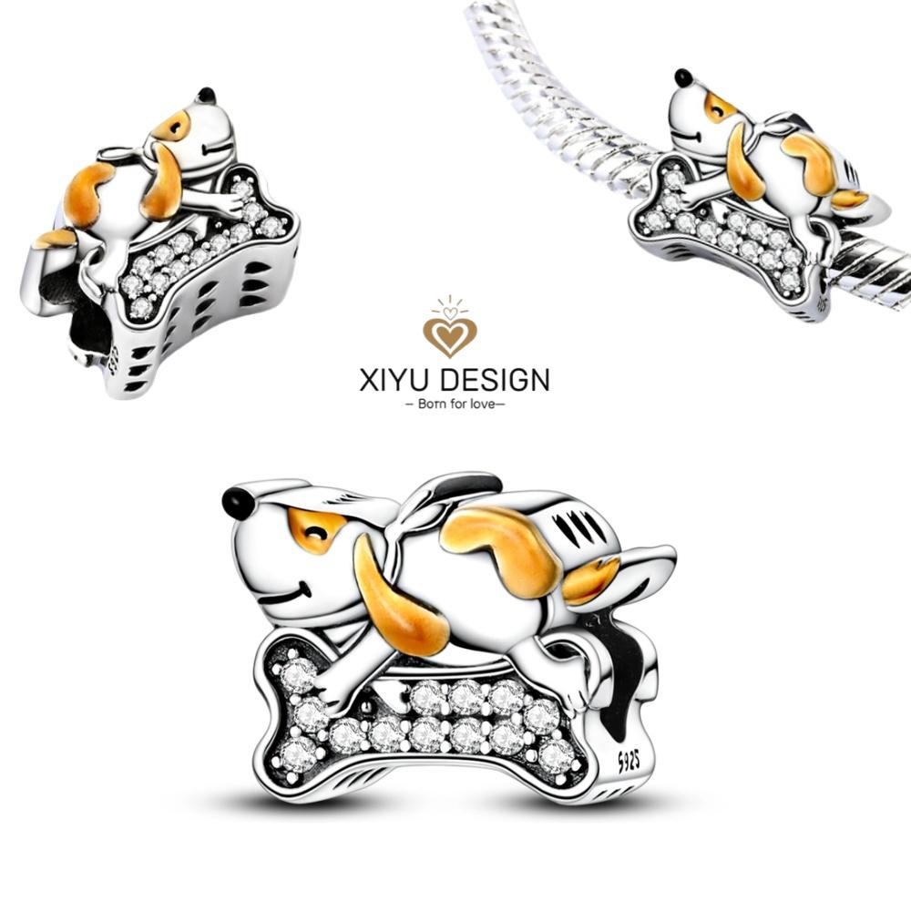 Милая Коллекция Питомцев Капибара Пара Шарм-бусины Шармы Едят Фрукты Шарм-бусины Совместимы с DIY Медные Браслеты Ожерелья Женщины Годовщина