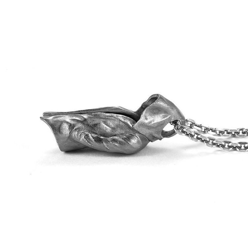 Ретро стиль темный ветер плащ убийцы ветровка кулон ожерелье в стиле ретро панк модный кулон для парня