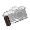 SIUTATDSH Camera Grip for Olympus OM System Camera with Quick Release Solid Wood Arca Tripod Mountable Silver OM-3 L-Shaped Plate, Handle, Standard,