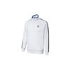 Stand Collar Color Block Logo Striped Zip Jacket Men Jackets White 598135-02