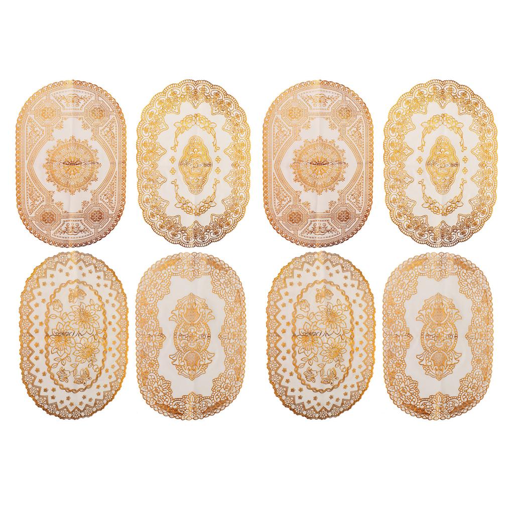 2 шт. ПВХ коврик для стола золотые подставки под чашки подставка для кухни ресторана свадебное украшение