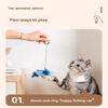 Flying Bird Cat Toy Self-entertainment Vivid Chirping Realistic Bird Sound Cat Toy Bird-Shaped Simulation Bird Interactive Cat