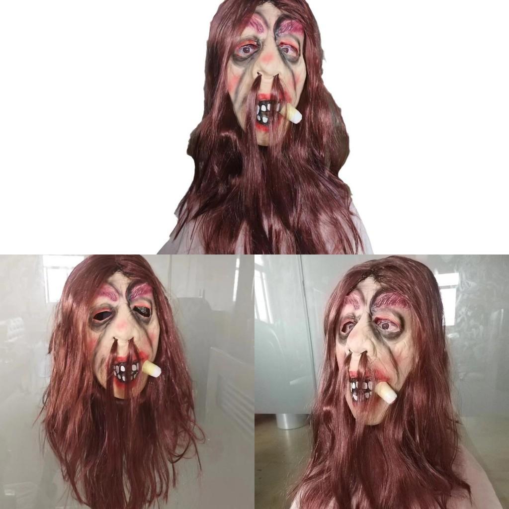 Латексная маска Хеффалумпов для косплея, головной убор, Хэллоуин, вечеринка, сценическое выступление, подарок