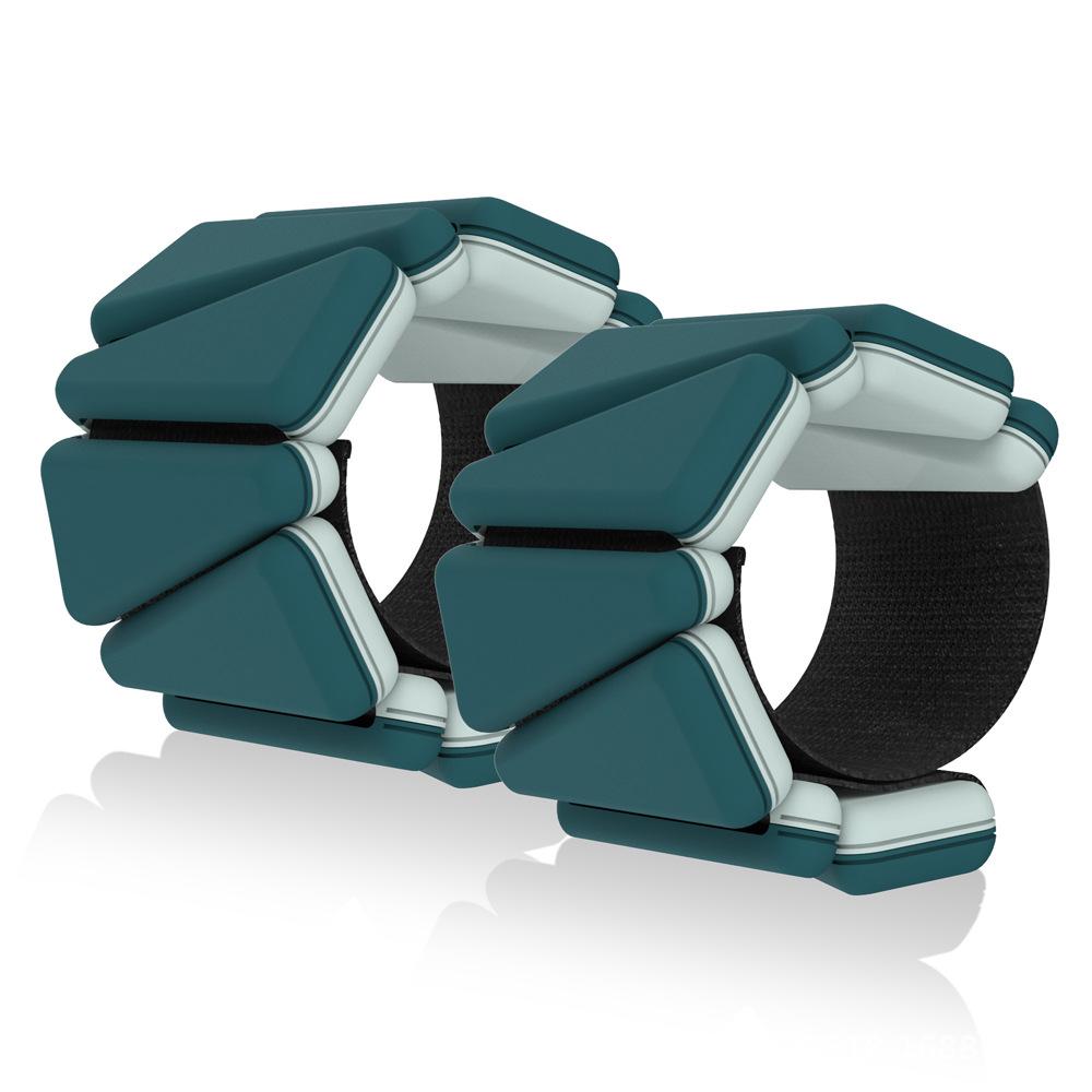 Двухцветный несущий вес браслет коммерческий силиконовый запястье и лодыжка силовые тренировки свинцовый блок стелс оборудование пара