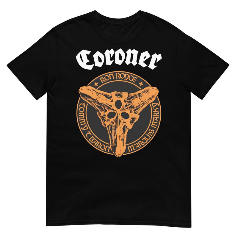 CORONER "Logo"Unisex T-shirt Graphic Tee