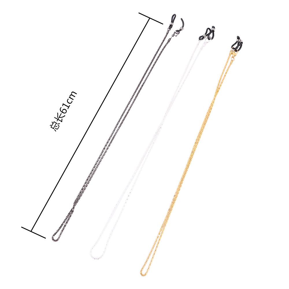 Серебряный Золотой Шнурок для Солнцезащитных Очков Ремешок для Очков для Чтения Цепочка для Очков Держатель для Очков