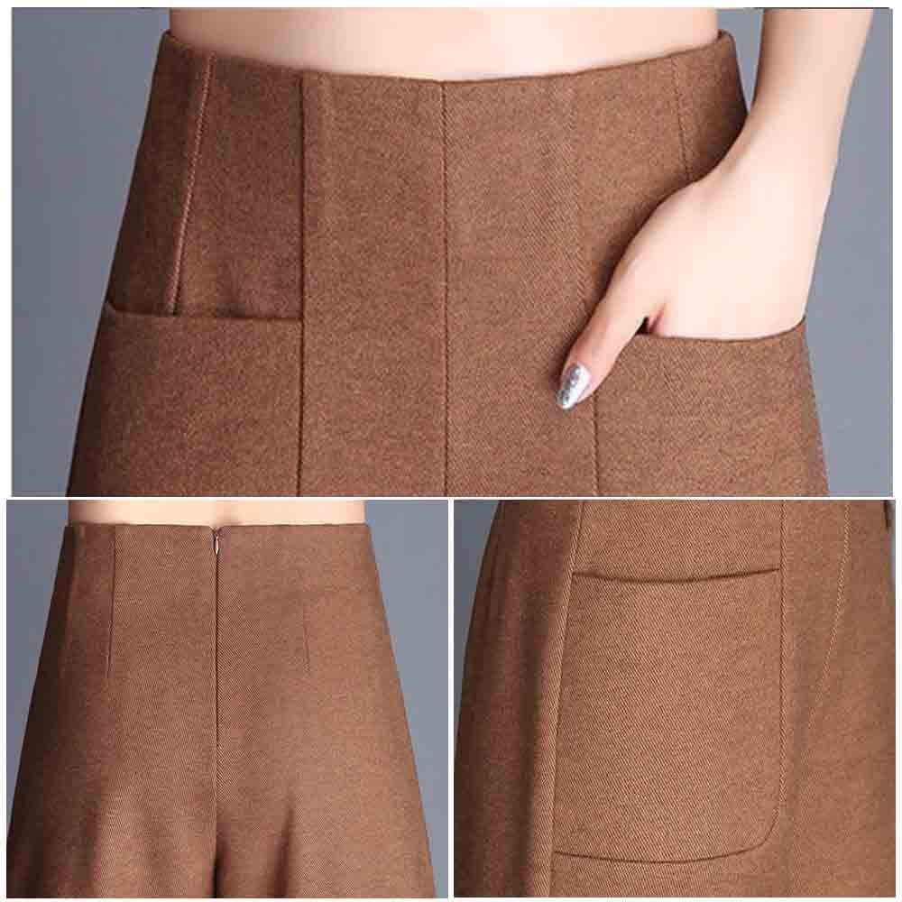 Брюки SISOFTLY для идеального повседневного ношения, укороченные, универсальные брюки гаучо, женские широкие, осенне-зимние, для работы, кюлоты, одежда, повседневные, расклешенные,