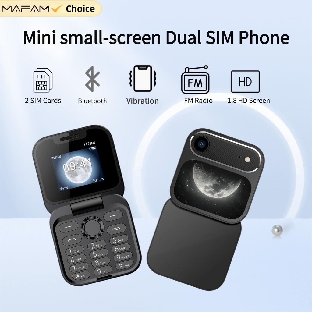 I17Air Mini Button Mobile Phone Folding Function Machine Translation Cover Pocket Female Personality Mobile Phone