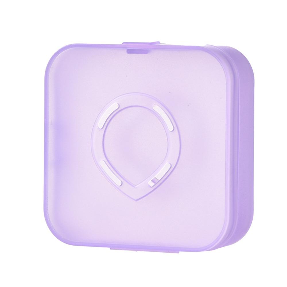 Multiple Pores Powder Puff Storage Box Portable Large Powder Puff Box Mini Empty Box  Travel