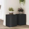 VidaXL Plant Stands 2 Pcs Black 25x25x35 Cm Engineered Wood, Flower Stand, Pot Stand, Support for 852907
