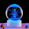 Мультяшный Осьминог Хрустальный Шар 3D Резной Ночник - Светящийся Стеклянный Шар Подарок Украшение на День Святого Валентина