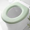 Waterpoof мягкий чехол на сиденье для унитаза, моющийся для ванной комнаты, коврик для туалета, подушка, О-образное сиденье для унитаза, биде, чехол для унитаза, аксессуары