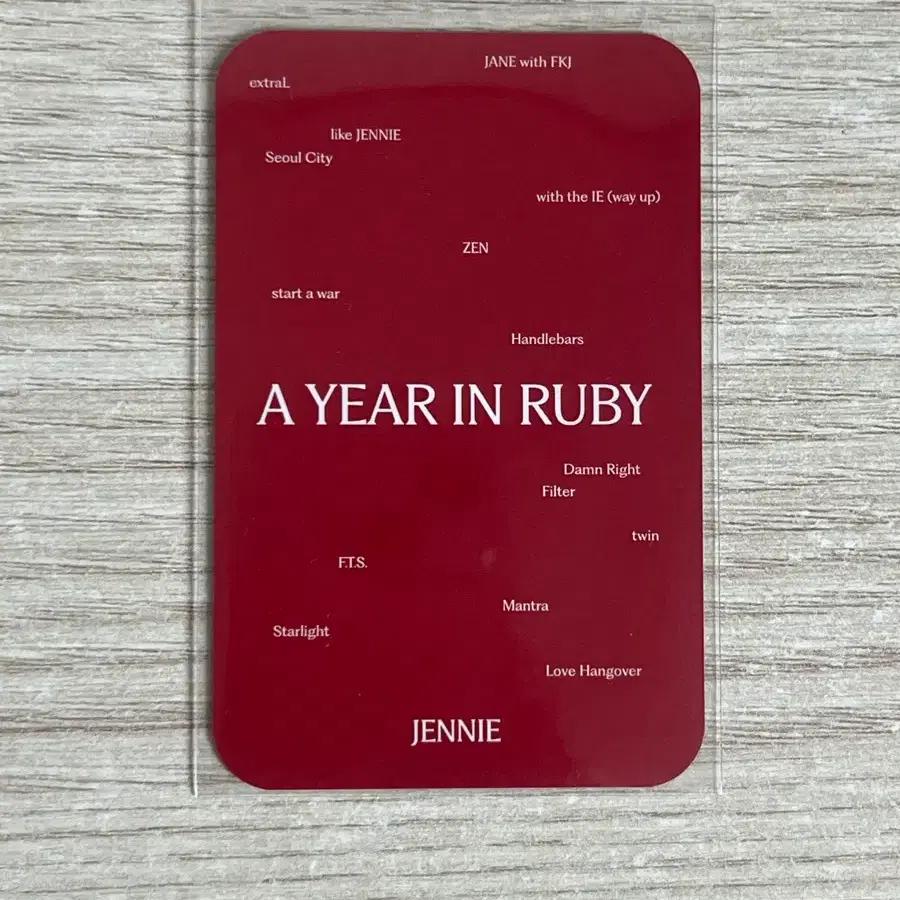 Jennie Ruby 1st Anniversary Pop-Up photocard