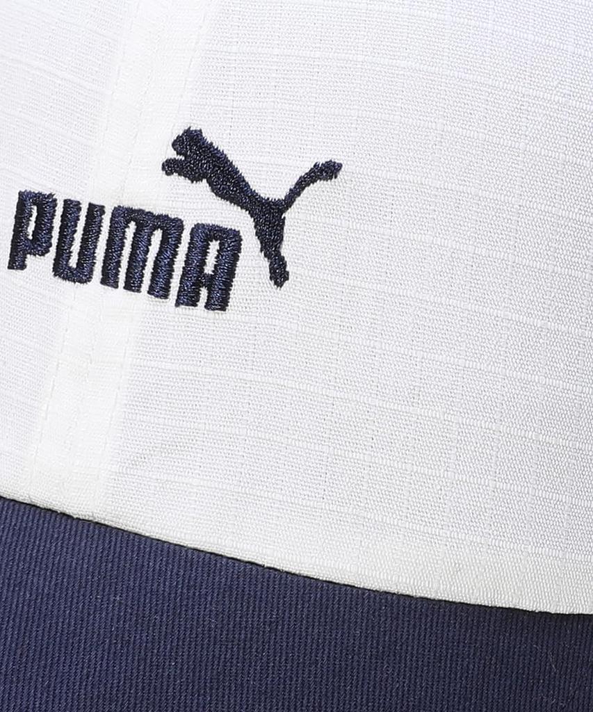 Puma ESS No1 Color Block Dad Cap White Navy 02598802