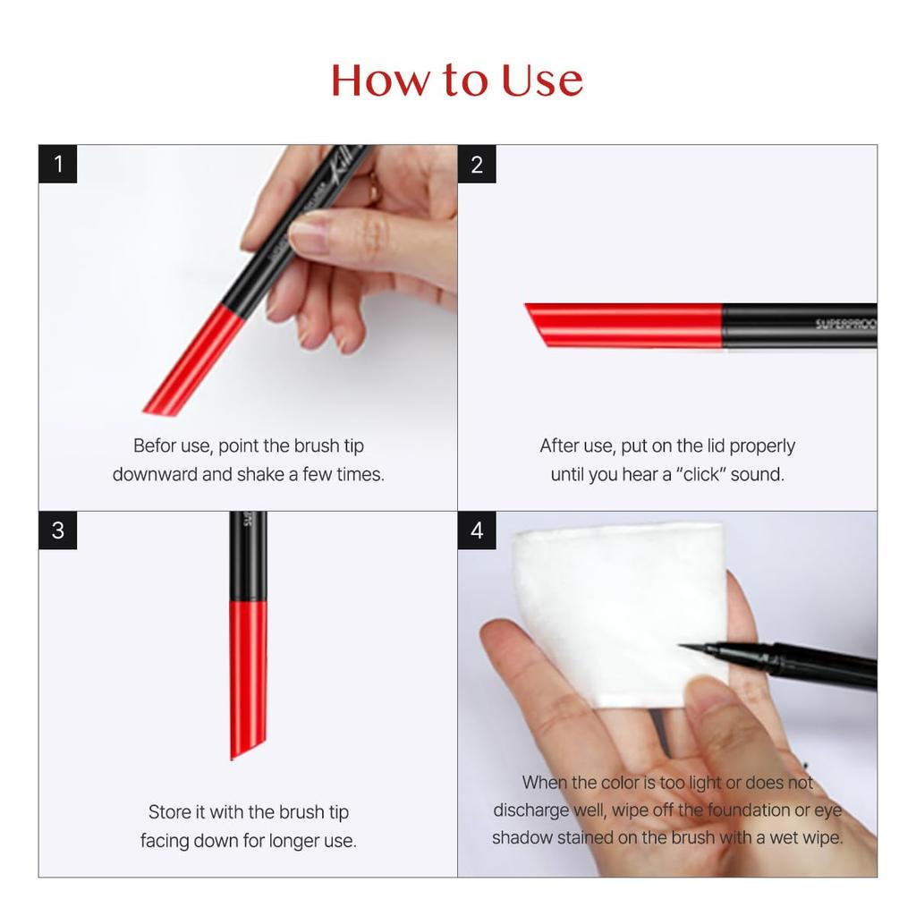 [Official] CLIO Superproof Pen Liner Kill Brown #002 BROWN [Parallel Import]