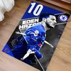 1pc Chelsea FC logo Print Area Rug - Soft,Washable Non-Slip Indoor Mat for Office Chairs,Living Room,Home Office Decorative Rug