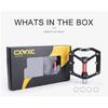 CXWXC Bicycle Pedals of Flat with Removable Anti-slip Pins Ultralight Aluminum Sealed Bearings MTB Road Bike Wide Flat Pedals