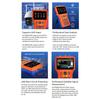 Цифровой спутниковый искатель Satellite Finder V8 FINDER PRO2 FTA DVB S2X измеритель сигнала с 4,3-дюймовым ЖК-экраном Функция