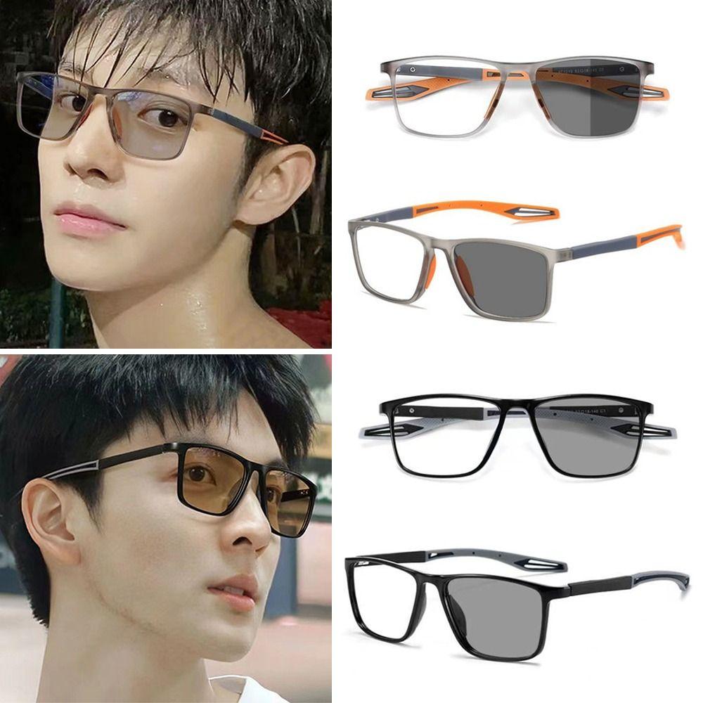 TR90 Frame Myopia Eyewear Lightweight Short Sighted Eyeglasses Photochromic Glasses Office