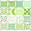 Summer Sofa Pillow Cover Living Room Sofa Square Pillow Lime Avocado Green Printed Small Fresh Car Cushion Cover