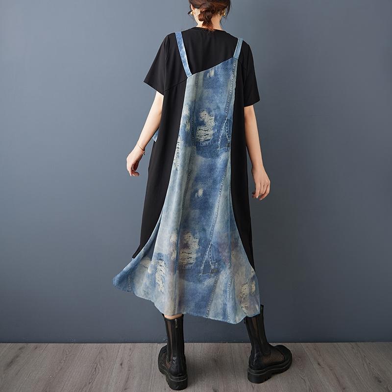 Xitao Винтажное платье пэчворк для женщин GJ1221