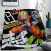 Фланелевое одеяло с принтом персонажей Dragon Ball, Высококачественное, Удобное для всех сезонов, Декор для дома, Тепло и уют, Идеально для рождественских подарков