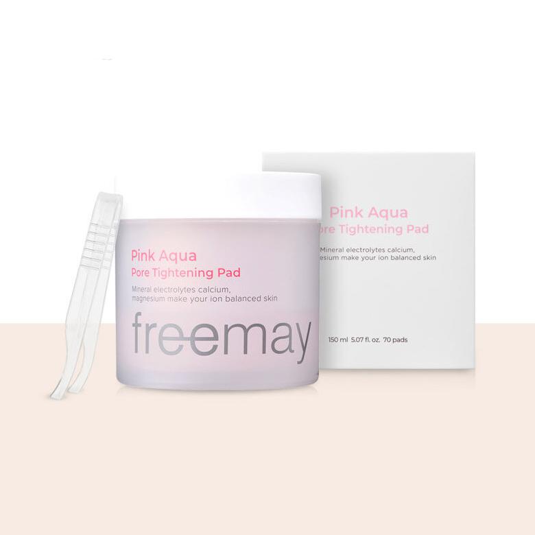 FREEMAY Pink Aqua Pore Tightening Pad 70 шт.