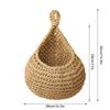 Jute Eco Teardrop Hanging Basket Hanging Wall Vegetable Fruit Baskets