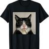 Футболка с мемом про кота, курящего сигарету(1)