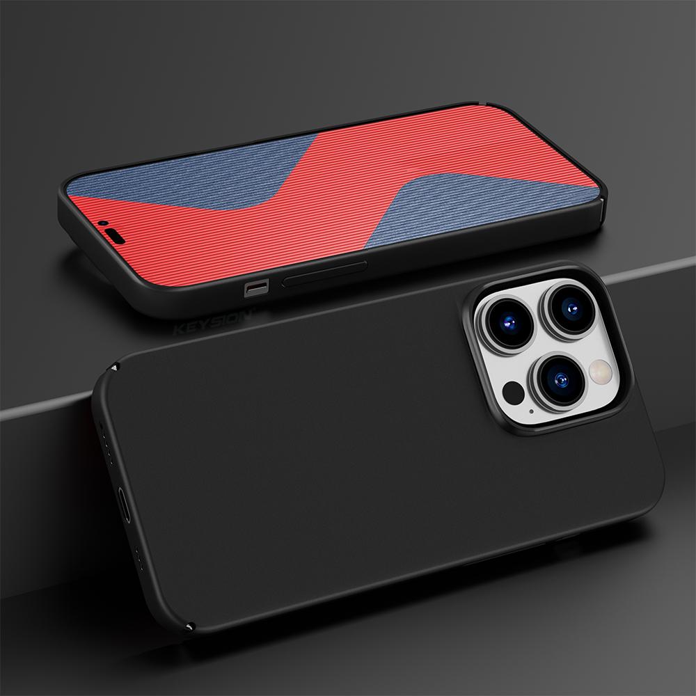 KEYSION Противоударный матовый чехол для iPhone 15 Pro Max 15 Plus, жесткая задняя крышка для телефона из ПК для iPhone SE 2022 11 12 13 14 15 Pro Max