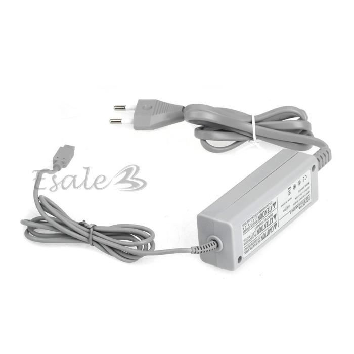 Power Supply AC Adapter - Nintendo - Wii U - EU Plug - 100-240V - Grey