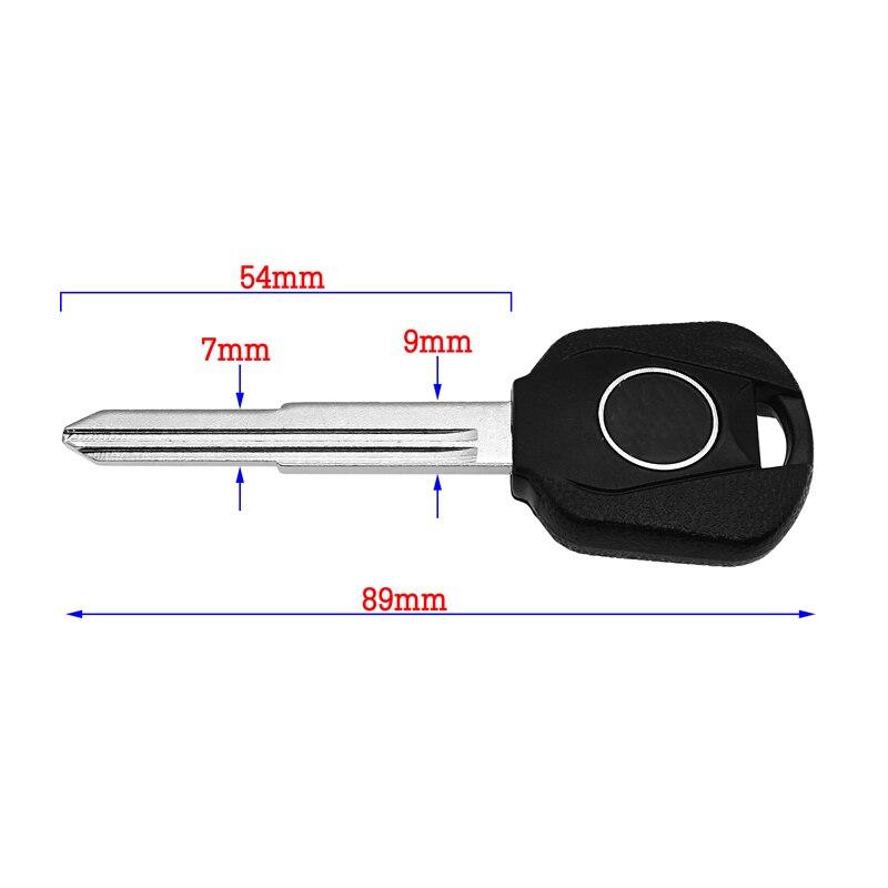 1 шт. новый сменный чехол для ключей транспондера, заготовки для ключей мотоцикла, пригодные для мотоцикла Honda, универсальный ключ-эмбрион, новое обновление