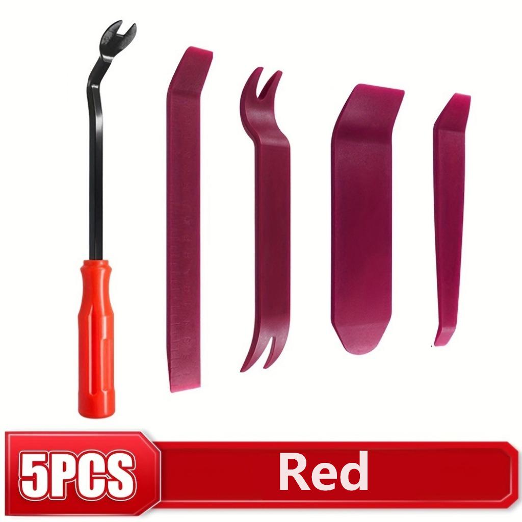 Инструмент для снятия обшивки автомобиля, набор инструментов для снятия внутренней обшивки, 5 шт., инструмент для разборки центральной зоны управления приборной панели