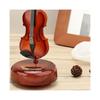 Violin music box, vintage rotatable base music box, classic realistic instrument, handmade model, birthday gift