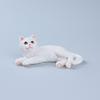 Simulation Cat Pet Model Cartoon Lying Cat Statue Adorable Cat Ornament  Kids Toy
