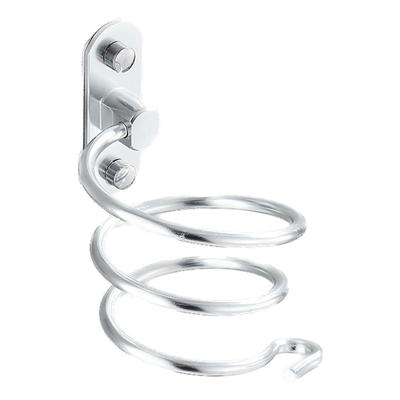 Держатель для фена для ванной комнаты, спиральная стойка для фена, настенный алюминиевый держатель, НОВИНКА 2024 года