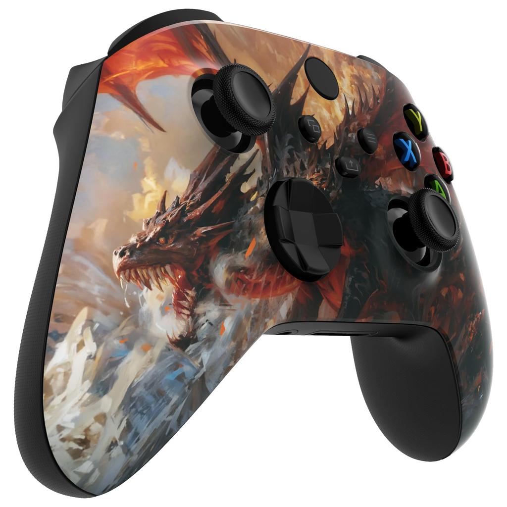 Кастомный корпус для Xbox Series с умеренно покрывающей лицевой панелью для Xbox Series и Xbox Core, не X/S от eXtremeRate, вдохновленный хоррором