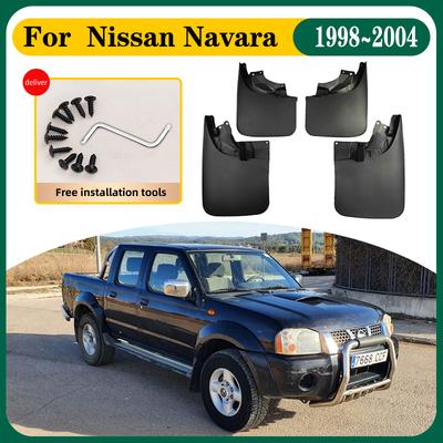 Автомобильные брызговики для Nissan Navara D22 Аксессуары NP300 PickUp 1998~2004 Автомобильные брызговики Защитные щитки от брызг Передние Задние Крылья Аксессуары