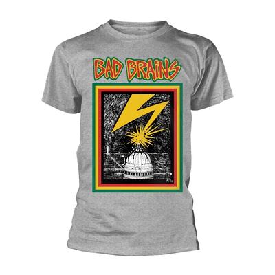 Bad Brains 'Bad Brains' Серая футболка - НОВАЯ