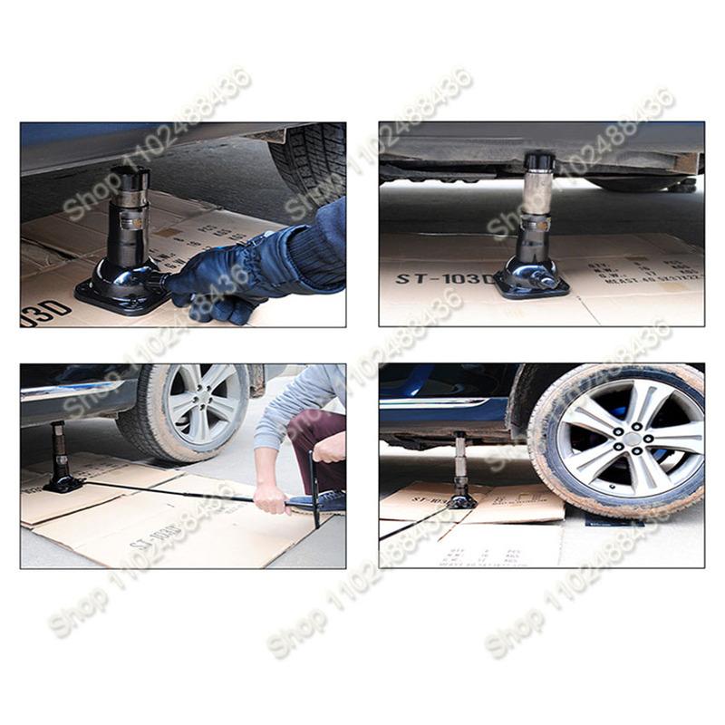 НОВЫЙ Высококачественный Винтовой Домкрат Двухсекционный 2 Тонны Вертикальный Ручной Домкрат Техническое Обслуживание Автомобиля Механический Верхний Шахта Профессиональный Верхний