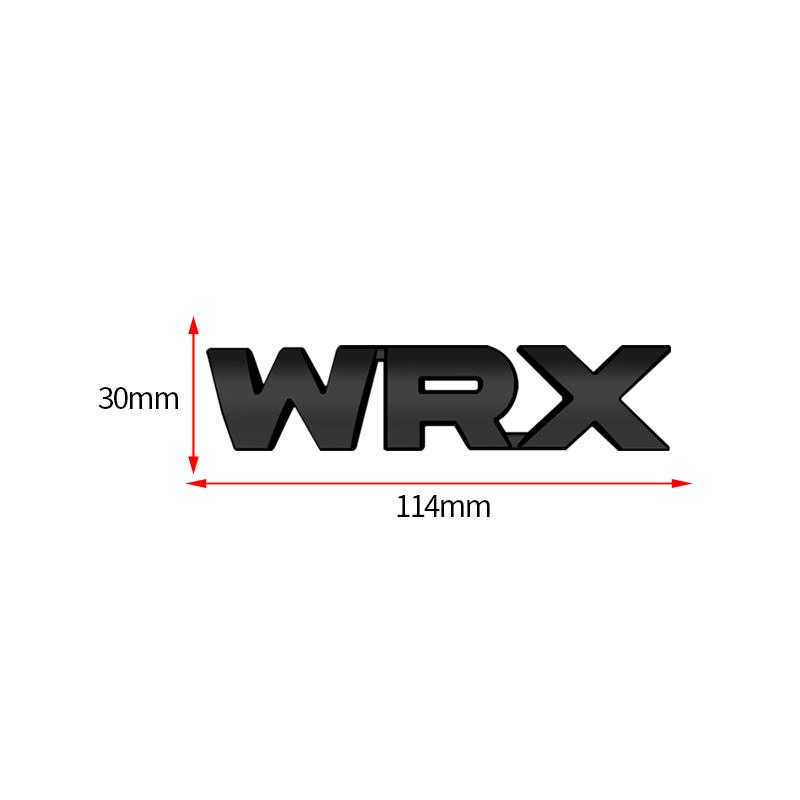 QGK2 3D Для Subaru WRX Логотип Решетки Значок Глянцевый Черный Хром Серебристый Красный Металлический Значок Наклейка Наклейка На Багажник Наклейка На Автомобиль Аксессуары