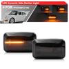 2x дымчатых динамических янтарных светодиодных боковых зеркал, последовательных указателей поворота, индикатор для Porsche 911 G/964/993 924 944 968 959