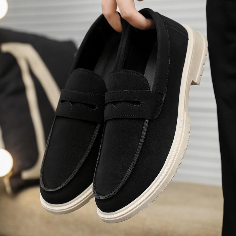 High Quality Spring Autumn Men Loafers Soft Leather Sneakers Shoes Men Casual Shoes Slip on Flats Driving Shoes chaussure hommes