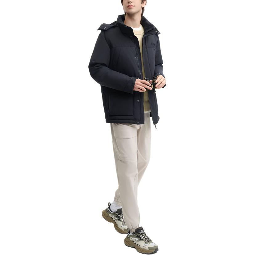 Fila ORIGINALE Пуховик Унисекс Иссиня-черный F51M449902F-BK