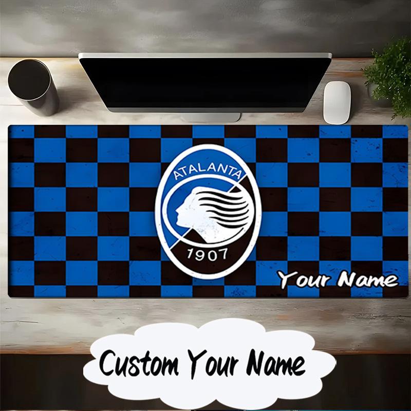 Custom Name Mouse pad Atalanta Fc Crest Mouse pad, Gaming Mouse Pad, keyboard pad, Desk Decor for computer notebook Fan Birthday Gift
