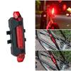 2Pcs/Set Waterproof Bike Headlight Tail Light Set USB Rechargeable MTB Front Back Lamp  Road